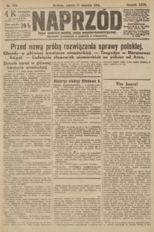 Naprzód : organ centralny polskiej partyi socyalno-demokratycznej. 1918, nr 179