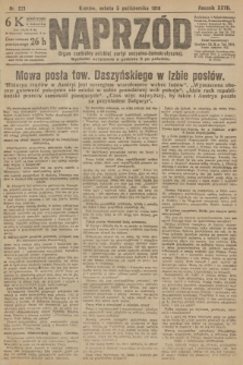 Naprzód : organ centralny polskiej partyi socyalno-demokratycznej. 1918, nr 221