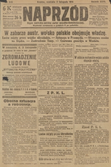 Naprzód : organ centralny polskiej partyi socyalno-demokratycznej. 1918, nr 245