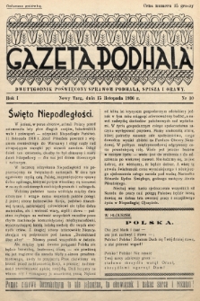 Gazeta Podhala : dwutygodnik poświęcony sprawom Podhala, Spisza i Orawy. 1936, nr 10