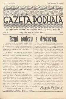 Gazeta Podhala : dwutygodnik poświęcony sprawom Podhala, Spisza i Orawy. 1937, nr 8