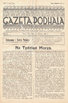 Gazeta Podhala : dwutygodnik poświęcony sprawom Podhala, Spisza i Orawy. 1937, nr 13