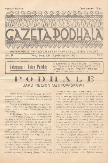 Gazeta Podhala : dwutygodnik poświęcony sprawom Podhala, Spisza i Orawy. 1937, nr 21