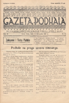 Gazeta Podhala : dwutygodnik poświęcony sprawom Podhala, Spisza i Orawy. 1937, nr 24