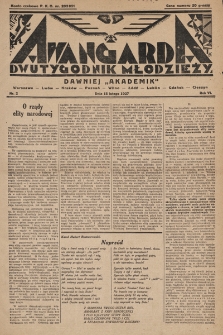 Awangarda : dwutygodnik młodzieży. 1927, nr 2