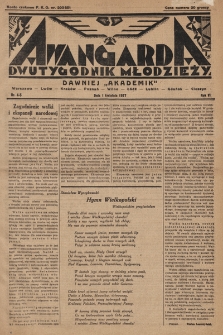 Awangarda : dwutygodnik młodzieży. 1927, nr 4-5