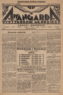 Awangarda : dwutygodnik młodzieży. 1927, nr 6
