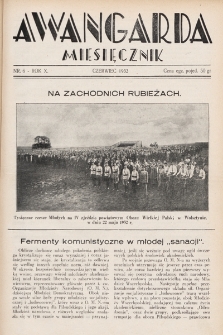 Awangarda : miesięcznik. 1932, nr 6