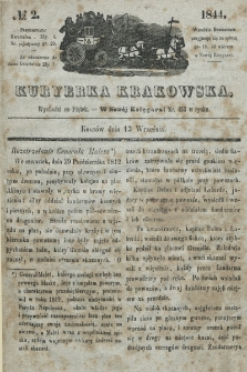 Kuryerka Krakowska. 1844, nr 2