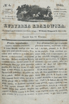 Kuryerka Krakowska. 1844, nr 4