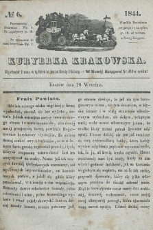 Kuryerka Krakowska. 1844, nr 6