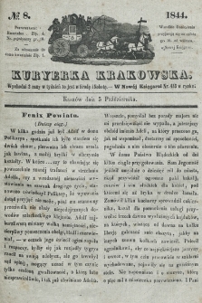 Kuryerka Krakowska. 1844, nr 8