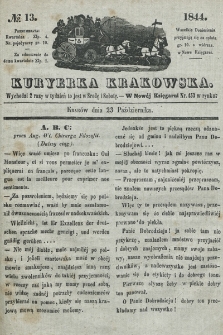 Kuryerka Krakowska. 1844, nr 13