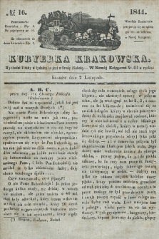 Kuryerka Krakowska. 1844, nr 16