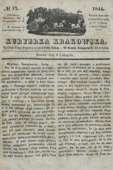 Kuryerka Krakowska. 1844, nr 17