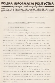 Polska Informacja Polityczna : agencja publicystyczna = Information Politique Polonaise : agence de presse. 1936, nr 3