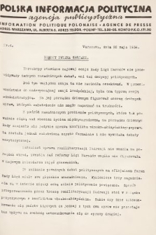 Polska Informacja Polityczna : agencja publicystyczna = Information Politique Polonaise : agence de presse. 1936, nr 6