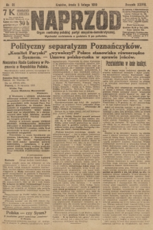 Naprzód : organ centralny polskiej partyi socyalno-demokratycznej. 1919, nr 31