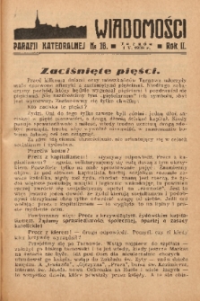 Wiadomości Parafii Katedralnej. 1938, nr 18