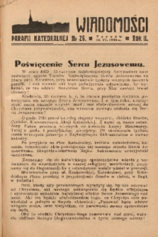 Wiadomości Parafii Katedralnej. 1938, nr 26