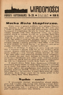 Wiadomości Parafii Katedralnej. 1938, nr 28
