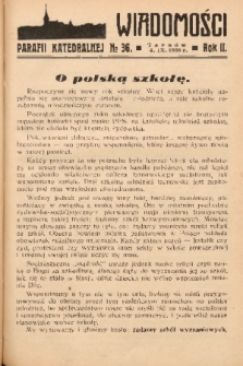 Wiadomości Parafii Katedralnej. 1938, nr 36