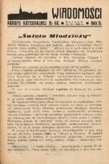 Wiadomości Parafii Katedralnej. 1938, nr 46