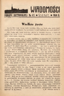 Wiadomości Parafii Katedralnej. 1938, nr 47