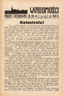 Wiadomości Parafii Katedralnej. 1938, nr 50
