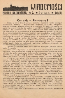 Wiadomości Parafii Katedralnej. 1939, nr 2