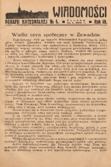 Wiadomości Parafii Katedralnej. 1939, nr 4