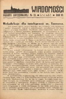 Wiadomości Parafii Katedralnej. 1939, nr 13