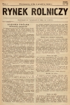 Rynek Rolniczy. 1935, nr 17