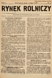 Rynek Rolniczy. 1936, nr 9