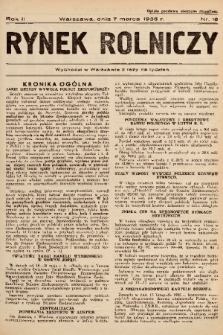 Rynek Rolniczy. 1936, nr 18