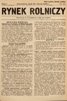 Rynek Rolniczy. 1936, nr 24