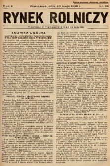 Rynek Rolniczy. 1936, nr 38