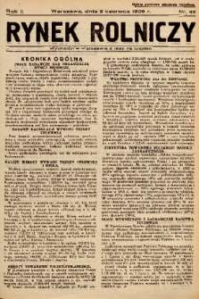 Rynek Rolniczy. 1936, nr 42
