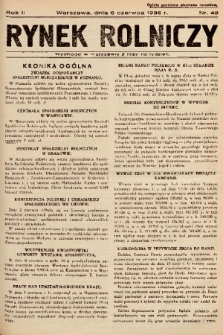 Rynek Rolniczy. 1936, nr 43