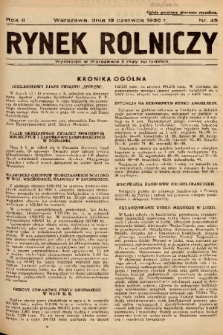 Rynek Rolniczy. 1936, nr 45