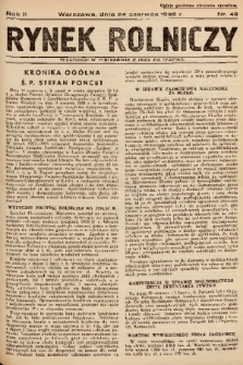 Rynek Rolniczy. 1936, nr 48