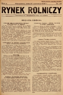 Rynek Rolniczy. 1936, nr 49