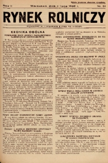 Rynek Rolniczy. 1936, nr 51