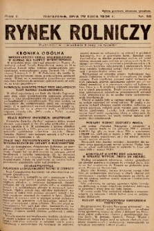 Rynek Rolniczy. 1936, nr 58