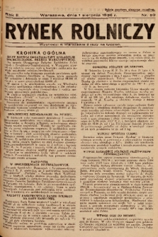 Rynek Rolniczy. 1936, nr 59