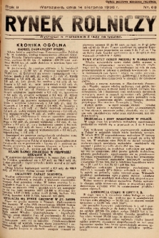 Rynek Rolniczy. 1936, nr 63