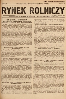 Rynek Rolniczy. 1936, nr 70