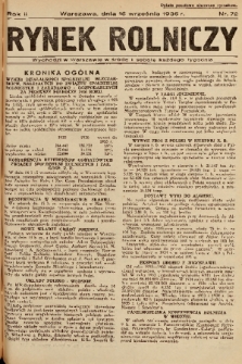 Rynek Rolniczy. 1936, nr 72