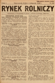 Rynek Rolniczy. 1936, nr 86