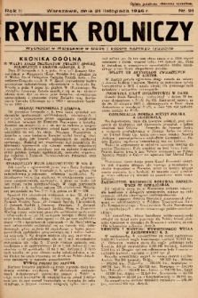Rynek Rolniczy. 1936, nr 91
